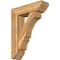 Ekena Millwork Balboa Slat Rough Sawn Bracket w/ Offset Brace, Western Red Cedar, 8"W x 28"D x 36"H BKT0806X28X36BOA06RWR - alternate 1